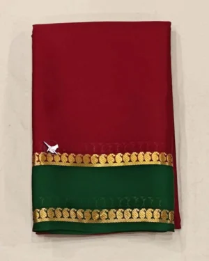 Elegant Dual-Tone Silk Saree